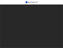 Tablet Screenshot of blissbeauty.com